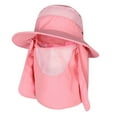 thumbnail image 1 of Summer sunscreen sun hat Men's and women's sunscreen hat Large brim sunshade hat Large hooded fisherman's hat, 1 of 5