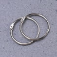 thumbnail image 3 of CIMAXIC Loose Leaf Binder Rings Silver Metal for Craft Use Scrapbook Clips, 3 of 6