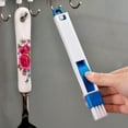 thumbnail image 2 of 2 in 1 Small Brush and Dustpan Multipurpose Cleaning Tool for Window Door Groove Corner Keyboard Detachable Blue, 2 of 5