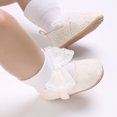 thumbnail image 4 of Yoyauz Baby Girl Mary Jane Shoes Anti Slip Rubber Sole Ballet Slippers Princess Dress Wedding Shoes Newborn Kids Shoes Toddler Shoes（0-12 Month）, 4 of 6