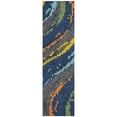thumbnail image 2 of Addison Rugs Chantille Indoor/Outdoor Transitional Kids Navy Machine Washable Runner Rug, 2'3" x 7'6", 2 of 8