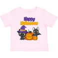 thumbnail image 3 of Inktastic Happy Halloween Black Cat Boys or Girls Toddler T-Shirt, 3 of 5