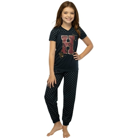 Girls Harry Potter Graphic 2pc Pajama Set - Navy XS