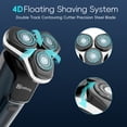 thumbnail image 2 of NICEBAY Electric Razor for Men, Wet/Dry Electric Shaver with Nose Trimmer, LED Display, Travel Lock, Type-C Charging Stand, IPX7 Waterproof, 2 of 9