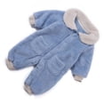 thumbnail image 3 of Mono para bebé, mono para bebé, traje de una pieza de terciopelo coral para bebé, mono infantil de forro polar Lograr más, 3 of 8