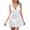 White, variant on JAKANYQ Women Swimwear Hollow Out V-Neck Waist Beach Cover Up Dress Sexy Summer Vacation Maxi Dress Cozy Hawaii Tropical Brazilian Beachwear