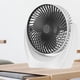 thumbnail image 5 of Ventilador de escritorio Ventilador de escritorio, Ventilador de enfriamiento de aire, Mini ventilador para escritorio, mesa, oficina, camping al aire Negro, 5 of 9