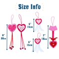 thumbnail image 3 of Juego de 5 juguetes para gatos Lepawit para el día de San Valentín con hierba gatera y campanas, 3 of 7