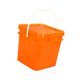 thumbnail image 3 of Cubo Cuadrado Multiusos con Tapa con Asa Cubo de Pintura Lata de Pintura Vacía para Naranja, 3 of 9