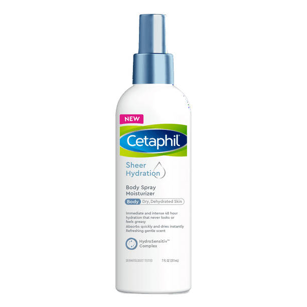 Cetaphil Sheer Hydration Body Spray Moisturizer 7oz