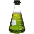 thumbnail image 3 of Pyrex #4980-PACK(RS), Narrow Mouth Erlenmeyer Flask Set with Rubber Stoppers, 5 Sizes - 50, 125, 250, 500, 1000ml, 3 of 6