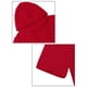 thumbnail image 5 of INSPIRAR CHIC Sudaderas de manga corta para hombres del Día del Padre, chaquetas con capucha de color sólido, con cremallera, rojas, 5 of 7