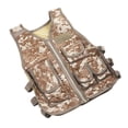 thumbnail image 4 of Chaleco de combate para niños, tela Oxford, cintura ajustable, multibolsillo, chaleco para niños para senderismo, montaña, escalada, camuflaje L, 4 of 12