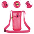 thumbnail image 2 of FLhrweasw Portabotellas Correa Hombro Ajustable Malla para Senderismo (rosa), 2 of 9
