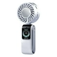 thumbnail image 2 of PATLOLLAV 2025 New Ice Turbine Handheld Fan, Digital Display Cooling Fan with ABS Body for Summer/Outdoor, 2 of 8