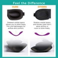 Bucky 40 Blinks No Pressure Eye Mask - Maschera Per Gli Occhi Da Donna Per Viaggi E Dormire Marrone Taglia Unica