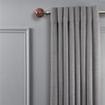 thumbnail image 3 of Linen Avenue Brown Marble Double Window Curtain Rod Set, 66 to 120-inch, Polished Nickel, 3 of 4