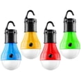 thumbnail image 1 of Tent Lamp Portable LED Tent Light 4 Packs Clip Hook Hurricane Emergency Lights LED Camping Light Bulb Camping Tent Lantern Bulb Camping Equipment for Camping Hiking Backpacking Fishing Outage, 1 of 6