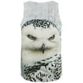 thumbnail image 2 of Snowy Owl of Winter All Over Adult Tank Top - Medium, 2 of 2