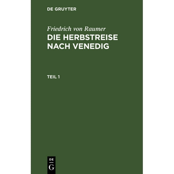 Die Herbstreise nach Venedig, (Hardcover)