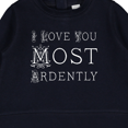 thumbnail image 3 of Inktastic I Love You Most Ardently Austen Baby Sweatshirt, 3 of 4