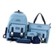 thumbnail image 5 of Juego de Mochilas Escolares, Mochila para La Escuela, Bolso de Mano, Bolsa de Transporte, 5 Piezas, Mochila para Estudiantes, Mochila Escolar para Ado Azul, 5 of 9