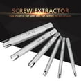 thumbnail image 3 of High Speed Steel Tap Extractor Set for Broken Screws and Bolts, Industrial and Home Repair Work, Easy Out, 3 of 7