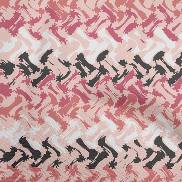 oneOone Rayon Peach Fabric Geometric Craft Projects Decor Fabric Printed By The Yard 56 Inch Wide-17