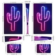 thumbnail image 3 of Skin Sticker for PS5 Slim Standard PS5 Pro Disc Digital Edition Console and Controllers Decals for Playstation 5 (Neon Cactus,PS5 Pro Disc Edition), 3 of 5