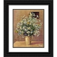 thumbnail image 1 of Ziman, Peter 12x14 Black Ornate Wood Framed with Double Matting Museum Art Print Titled - Field Flowers in Vase X, 1 of 4