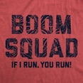 thumbnail image 2 of Mens Boom Squad T Shirt Funny Sarcastic Fourth Of July Fireworks Tee for Guys Graphic Tees, 2 of 9