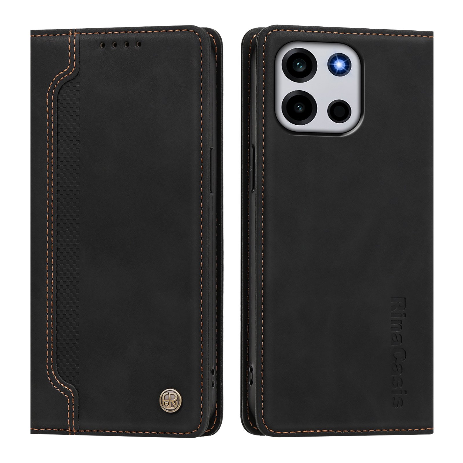 Wallet Case for Oneplus NORD 6/Turbo 6/Turbo 6V PU Leather Flip Phone Case with 2 Card Slots Cash Pocket Strong Magnetic Closure Kickstand Protective Folio Cover.D01