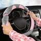 thumbnail image 5 of Funda para volante de coche, elástica, de 38 cm, para invierno, cálida y cómoda., 5 of 6