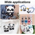thumbnail image 5 of 12Pcs 3Colors Panda Silicone Beads Animals Silicone Beads Cartoon Animal Beads for DIY Jewelry Necklace Keychain Bracelet Phone Case, 5 of 5