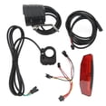 thumbnail image 4 of Electric Bike Light Set, IPX4 Waterproof Electric  Front Rear Light Set Replacement Easy To Control  for Modifications for Electric, 4 of 7