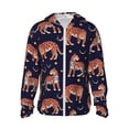 thumbnail image 2 of Lsque Leopard Print UPF 50+ Lightweight Sun Protection Men's Women's Long Sleeve Shirt, Hoodie Performance -Large, 2 of 9