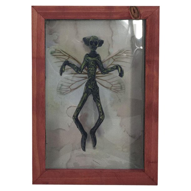 Resina creativa cráneo fantasma ped colgante mco escultura halloween ornamento coleccionable figurilla oficina estantería gabinete TV soporte te rojo Baoblaze escultura de marco de foto