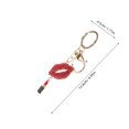 thumbnail image 2 of OULII Handbag Charm With Red Lip Design In Zinc Alloy For Women 1Pack, 2 of 7