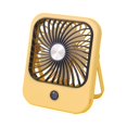 thumbnail image 2 of USB Desktop | Mini Rechargeable Folding Desk Air Circulator | 3 Wind Modes | Low Noise Portable Compact | 500mAh Battery | Multiple Colors | 10x4.8x12.7cm Size | Includes USB Cable, 2 of 6