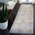 thumbnail image 3 of Safavieh Winston Noweel Overdyed Polyester Runner Rug, Light Gray/Cream, 2.2' x 10', 3 of 5