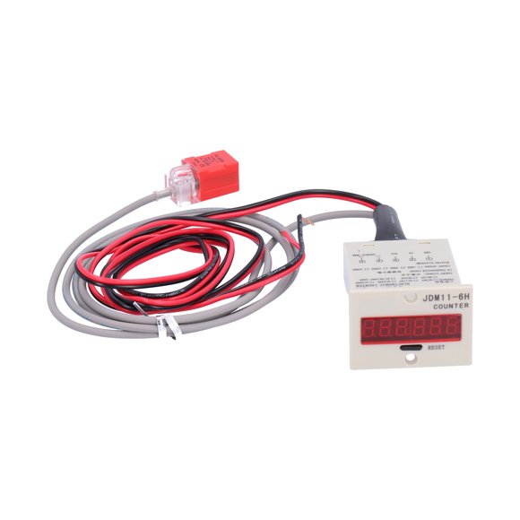 Sensor Counters, Quick Response JDM11-6H 10 Times/s Less Interference Electronic Counter Reliable Accurate Counting For Industrial Automation