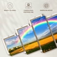 thumbnail image 6 of Elephant Stock Rainbow Bridge Wall Art - Horizontal Multi Panel Canvas - 5 Pieceliving Room Wall Decor - Photography Nature Multi Panel - Green And Orange Decor - 74" x 34", 6 of 8