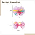 thumbnail image 5 of 100 Pcs Dog Bows for Small Pets, Mixed Color Polka Dot Pet Hair Bows with Elastic Bands, Fluffy Design in Assorted Styles, Acrylic and Rubber Material, for Dogs Cats Rabbits Daily Grooming Parties, 5 of 6