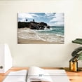 thumbnail image 3 of Elephant Stock The Baths Of Virgin Gorda Wall Art - Horizontal Canvas Wall Art - Living Room Wall Decor - Beach Canvas - Brown And Blue Decor - 12" x 8", 3 of 8
