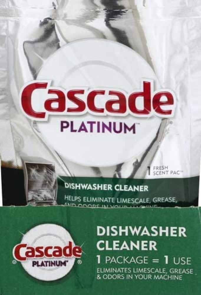 Cascade Dishwasher Cleaner Fresh Scent 1 Count (Pack of 2) Walmart