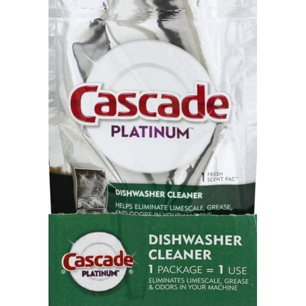 Cascade Dishwasher Cleaner Fresh Scent 1 Count (Pack of 2) Walmart