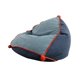 thumbnail image 2 of Silla tipo puf, silla de suelo, suave y elegante, multiusos con relleno, tumbona, sofá perezoso para estudio, sala de juegos, dormitorio, terraza Azul profundo, 2 of 10