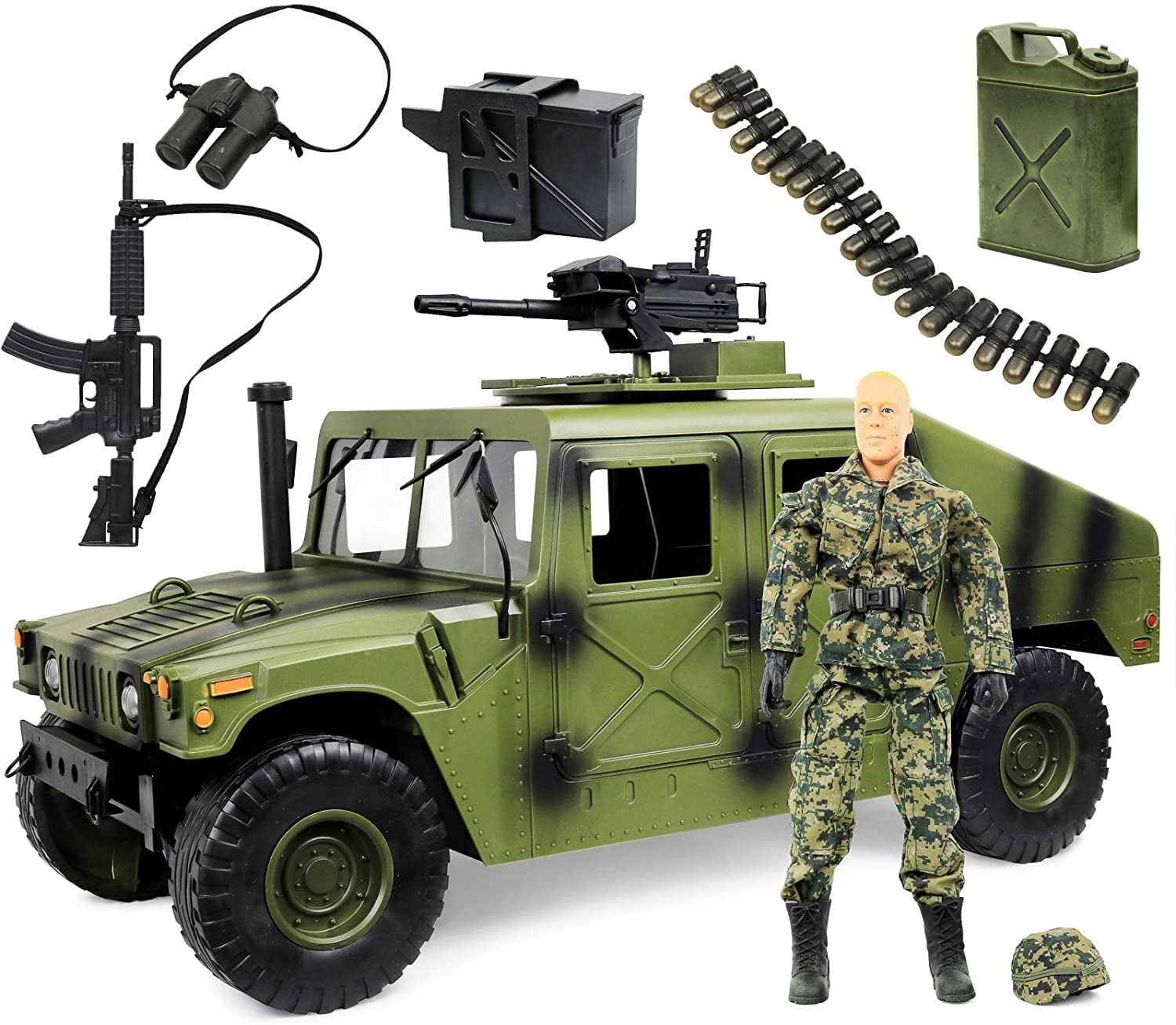 Click N Play Military Jumbo 12 Long Humvee Vehicle Action Figure Play Set With Accessories Cnp Walmart Com Walmart Com Click N Play Military Jumbo 12 Long Humvee Vehicle Action Figure Play Set With Accessories Cnp Walmart Com Walmart Com