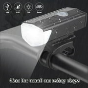 MDHAND 2Pack Bike Lights, 3 Lights Modes USB Rechargeable Bike Headlight & Taillight Set, Waterproof Safety Bike Front & Rearlight for Road, Mountain, Night Riding
