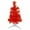 Red-30cm, variant on Flocked Christmas Trees, 30cm Silver Small Christmas Tree Set Mini Christmas Tree Decoration Tabletop Window Display Christmas Decoration Supplies